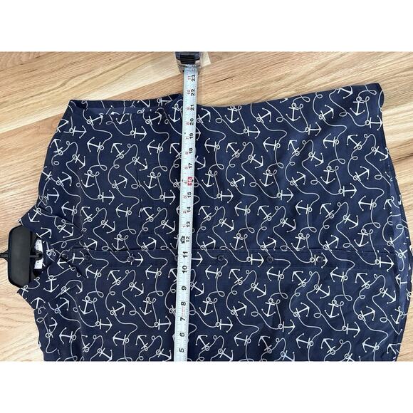 Equipment Femme Silk Anchor Blouse Sleeveless Button Up Navy Size XS Women's Top - Picture 5 of 5